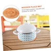 Homoyoyo Handwoven Round Rattan Placemat - 20 Inch Wicker Kitchen