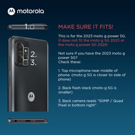 Motorola Essentials Moto G Power 5G (2023) Screen Protector- Strong 9H Tempered Glass, Anti Fingerprints, Anti Scratch, Anti Smudge