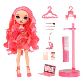 Rainbow High Priscilla- Pink Fashion Doll. Fashionable Outfit & 10+ Colorful Play Accessories. Great Gift for Kids 4-12 Years Old and Collectors.