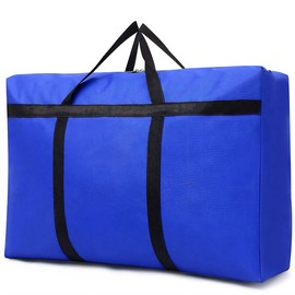 IWEIK Bolsas de almacenamiento multiusos extragrandes para ahorrar espacio en movimiento (120 L, azul)