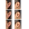 Puente Earrings For Both Ears, 4 Colors, 3 Sizes, No
