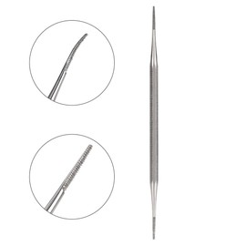 Double Head Nail File Ingrown Toenail File Stainless Steel Ingrown Nail Lifter Pedicure Tool for Ingrown Nail Correction
