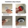 TYMXGHF USB Rechargeable LED Car Interior Dome Light 12V Bright