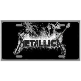 L@@K Metallica Smoke Gift Car Vanity Tag  License Plate