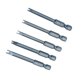 Kozelo Tensioner Screwdriver Bit Set - [2.5 Inch x H1/4 x U4 U5 U6 U7 U8] Magnetic U-type Screw Driver Stacking Head for Pneumatic or Power Device Use S2 Steel