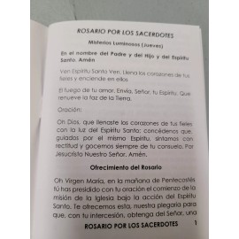 Rosario por los Sacerdotes