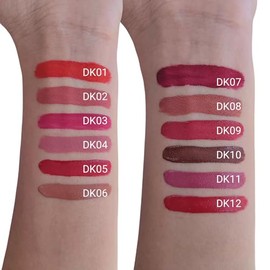 Ruby Rose Duo Kiss Labial Líquido Mate y Gloss 2 en 1, Larga Duración, Vegano, Gluten Free, Cruelty Free (DK12)