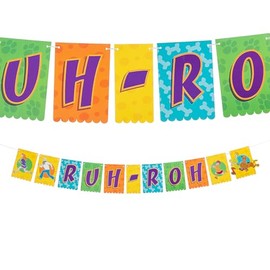 7 Ft. Scooby-Doo Ruh-Roh Ready-to-Hang Party Garland