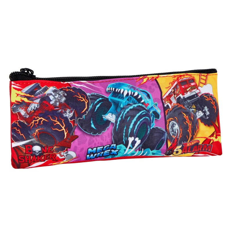 Hot Wheels Monster Trucks Backpack + Lunch Bag + Pencil
