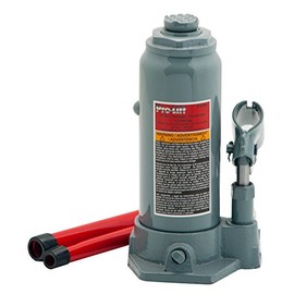 Pro-Lift B-006D Grey Hydraulic Bottle Jack - 6 Ton Capacity