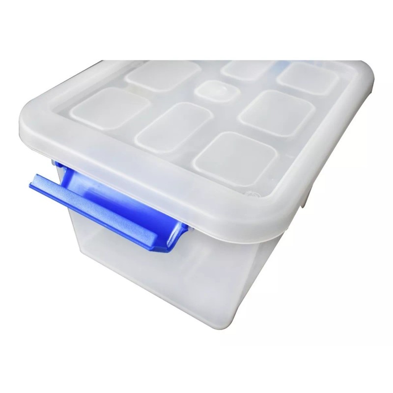 Alica Caja Organizadora De Plástico Transparente 6 L Con Tapa