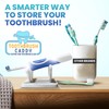 Toothbrush Caddy - Personal Toothbrush Holder for Bathroom Counter -