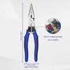 KAIHAOWIN Radio Pliers, 9.4 inches (240 mm), Tapered Pliers, Strong