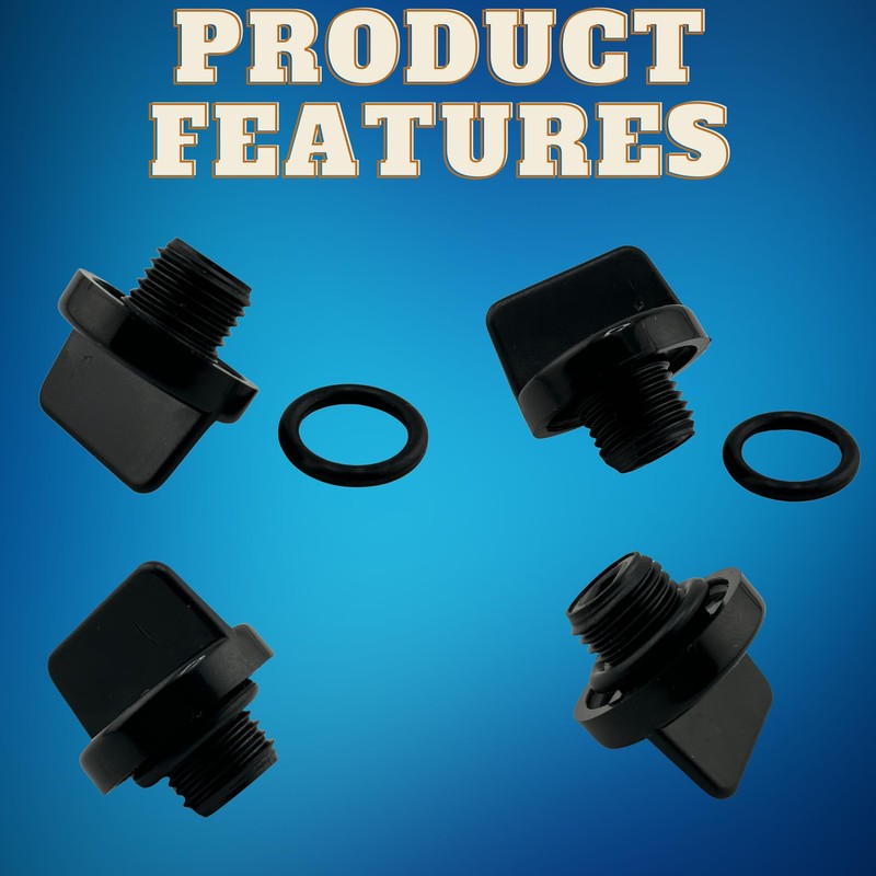 Swimables Drain Plug with Oring Compatible with Mastertemp and Max