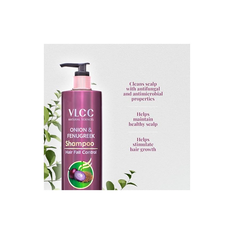 VLCC Champú de Cebolla y Fenogreco - Champú para Mujeres
