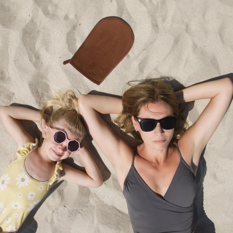 2Pcs Tanning Mitt, Tan Mitt, Washable Tanning Mit with Smooth