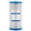 Sediment Pleated Water Filter City or Well Water, Washable 4.5"
