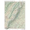 Benchmark Maps Shenandoah National Park, Virginia Wall Map (18" x