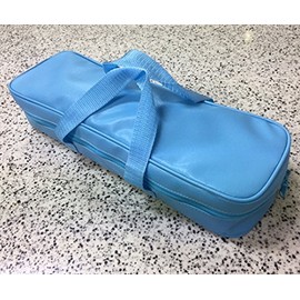 Blood Pressure Monitor Pouch, Sky Blue (Tabletop Mercury Blood Pressure Monitor, No. 601, Mercury Less Blood Pressure Monitor (Electronic) for KM-380), 61-6869-77