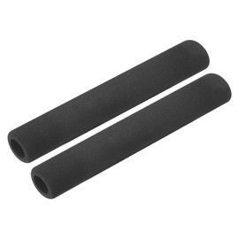 sourcing map 2pcs Foam Tubing for Handle Grip Support, Pipe Insulation, 17mm ID 27mm OD 195mm Black
