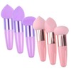WOONEKY 6pcs Portable Makeup Sponge Soft Foundation Applicators for Precise