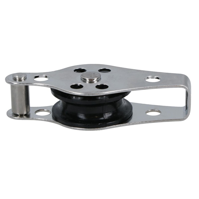 Marine Pulley Block with 25mm Diameter Nylon Wheel 316 Grade