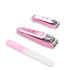 PAFASON Ultra Sharp Nail Clipper Set, 3 Pack Fingernail and