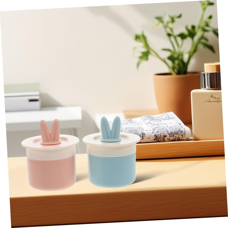Baluue Facial Cleansing Tool Bunny Ears 2pcs Skincare Foaming Dispenser