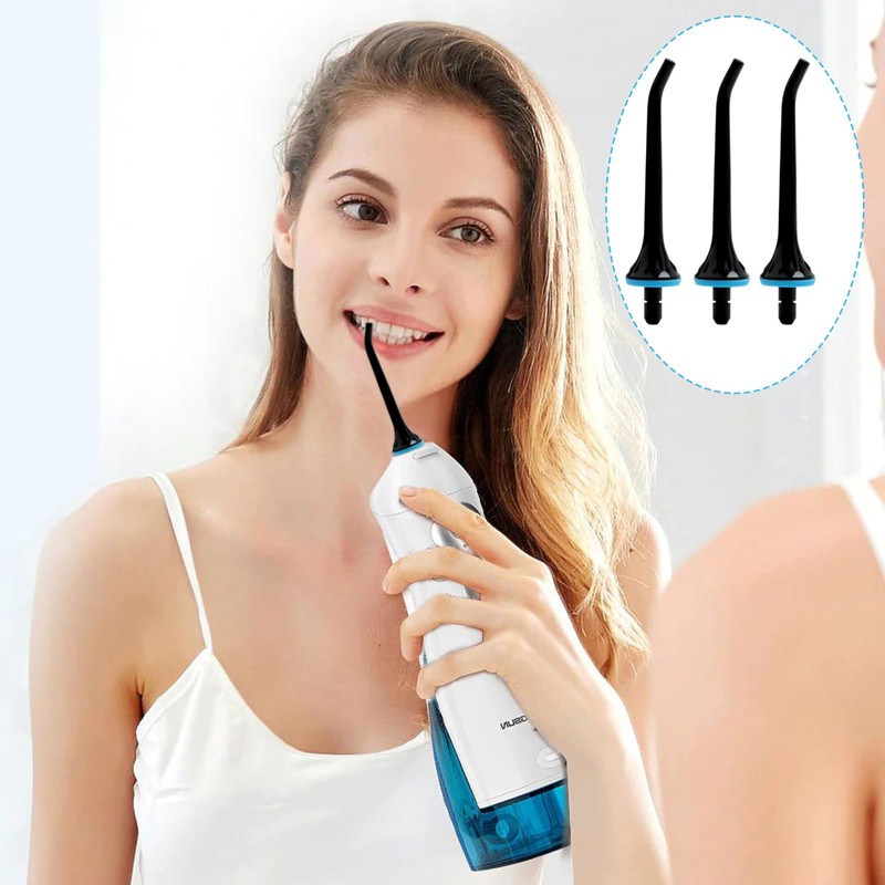 3 PCS Water Flosser Replacement Jet Tips Compatible with Nicwell,