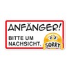 Vehicle Sticker Beginner! Please for Forbearance Sorry I 20 x
