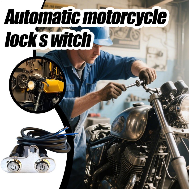 Motorcycle Handlebar on Off Button,Automatic Lock Motorcycle Headlight Button |