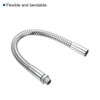 PATIKIL 7.9" Universal Gooseneck, M10 Fine Thread Metal Bendable Hose