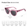 ZENOTTIC Trendy Polarized Sunglasses for Women: Round Sun Glasses for