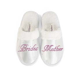 Varsany Gift Slipper For The Brides Mother Slippers Closed Toe - Made From Rhinestones Hen Party Brides Mother Gifts
