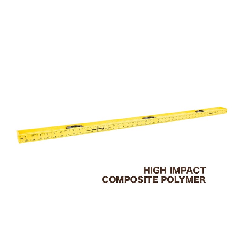 Mayes 10102 Polystyrene 4ft Level, 48 Inch Level Made in