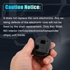 X AUTOHAUX Car Key Shell for Toyota Rav4 2-Button Remote