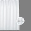 Aisaving Shower Curtain Polyester Fabric Bathroom Curtains Mould proof Water