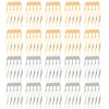 20 PCS Small Tiny Metal Side Hair Combs Plain Blank