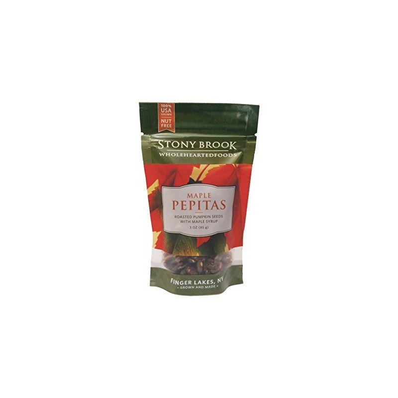 Stony Brook Maple Pepitas, 3 ounce bags (pack of 6)
