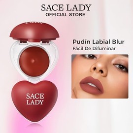 SACE LADY Lip Pudding en Tarro – Tinta Labial Mate Suave con Efecto Blur, Transfer-Proof, Textura Ligera Hidratante, Difuminable y Multiuso,P07 Velvet