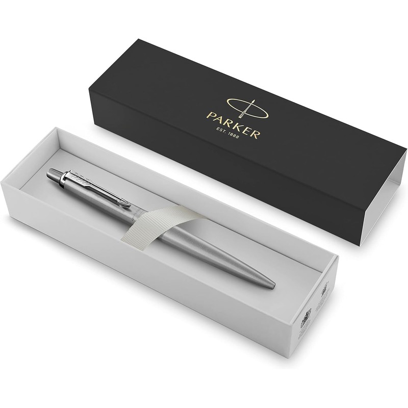 Parker Jotter XL Ballpoint Pen | Monochrome Stainless | Medium
