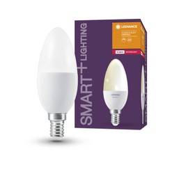 LEDVANCE Smart+ LED, ZigBee Lamp with E14 Socket, Warm White, Dimmable, Directly Compatible with Echo Plus and Echo Show (2nd Gen), Pack of 4