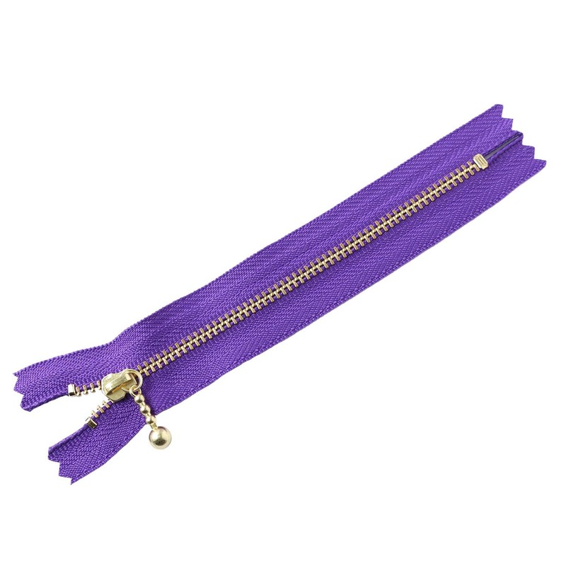 Y.K.K 3G14-8MIX Zipper with Beads, G, 8 Color Set, 5.5