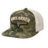 Kimes Ranch Caps Adjustable Snapback Flatlands Trucker Hat/Camo