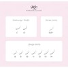 WL Wonder Lashes Künstliche Wimpern 5D XL für Professionell 0,07