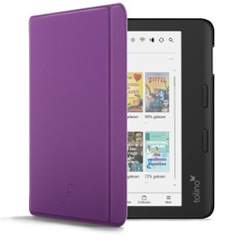 Forefront Cases Case for Tolino Vision Colour - Protection Tolino Vision Colour Case - Purple - Thin & Lightweight, Smart Auto Sleep/Wake Tolino Vision Colour Protective Case, Bag