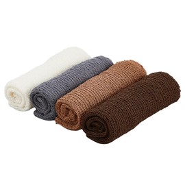 SUPERFINDINGS 4 Colors Newborn Wrap For Photoshoot 15.7x59.05inch Elastic Newborn Posing Wrap Polyester Cloth Blanket Beautiful Photo Decor Props for Boys Girls Photography Shoot