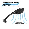 MEACHOW New Scratch Resistant Glass Lens,Handlebar Bike Mirror, Rotatable Safe