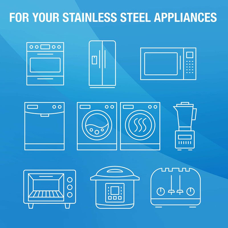 MiracleWipes for Stainless Steel, Great for Kitchen and Appliances, Including