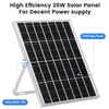 Fanspex 20.5'' Solar Rechargeable Ceiling Fan Light with Battery Backup,